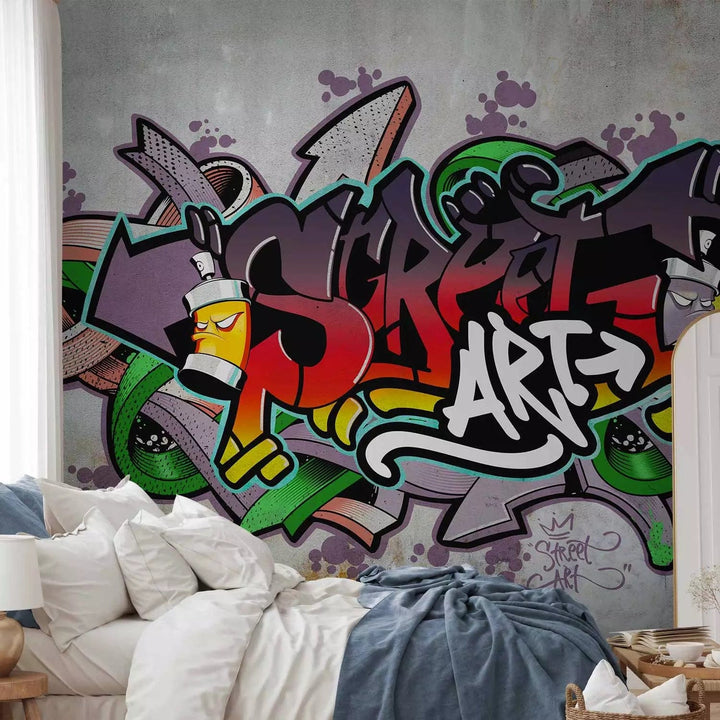 Fototapetes ar graffiti - Street art (Regeja krāsas) - 123963 G-ART