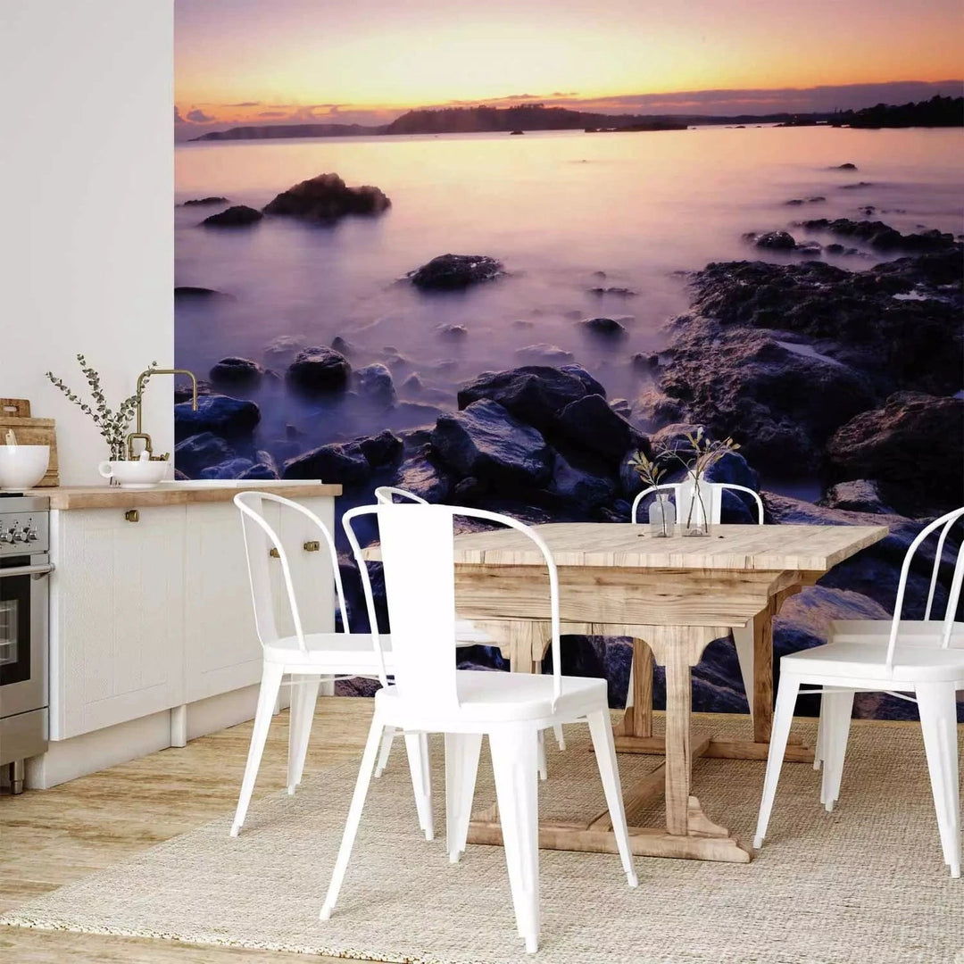 Fototapetes ar jūru - Mierīga jūra un saulriets - uz pasūtījumu G-ART