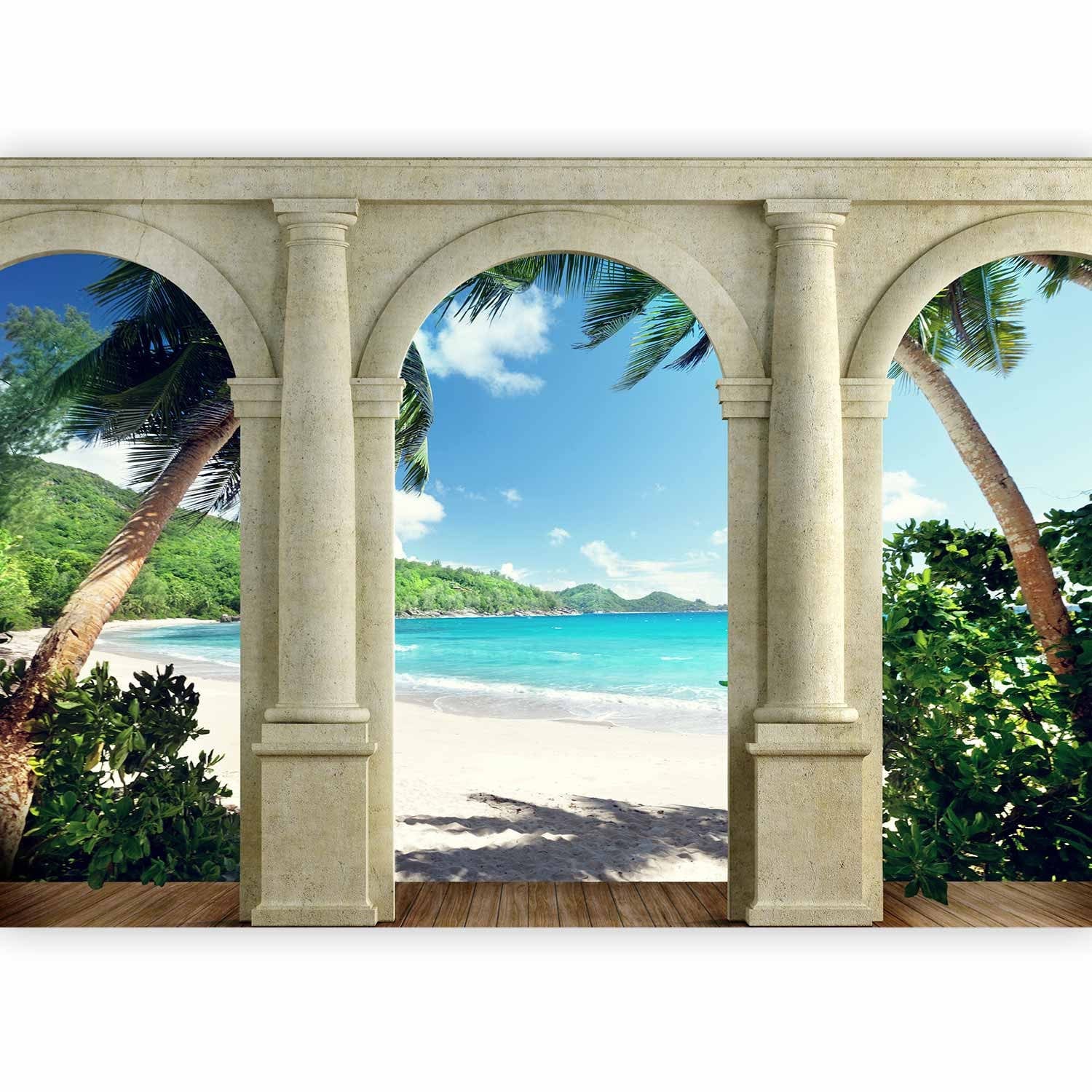 Fototapetes ar dabu un jūru - Saulains rīts - 61608  G-ART