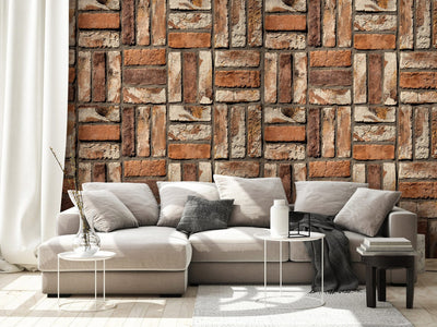 Wall Murals with brick wall appearance, 142595 G-ART