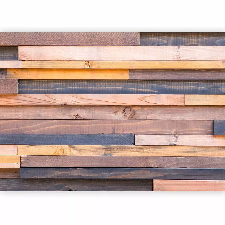 Fototapetes ar koka imitāciju maigi brūnā krāsā - izgatavošana G-ART