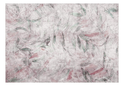 Фотообои с листьями на винтажном фоне - греческий лавр, 143136 G-ART