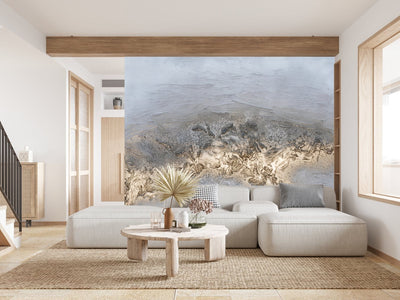 Wall Murals with artistic design - Abstract whale D-ART