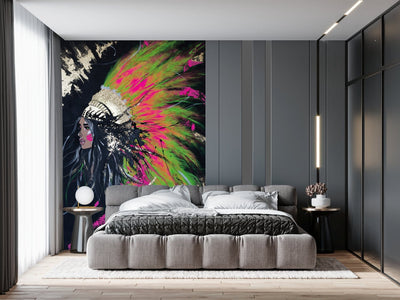 Wall Murals with artistic design - Spiritual Awakening, 184x254 cm D-ART