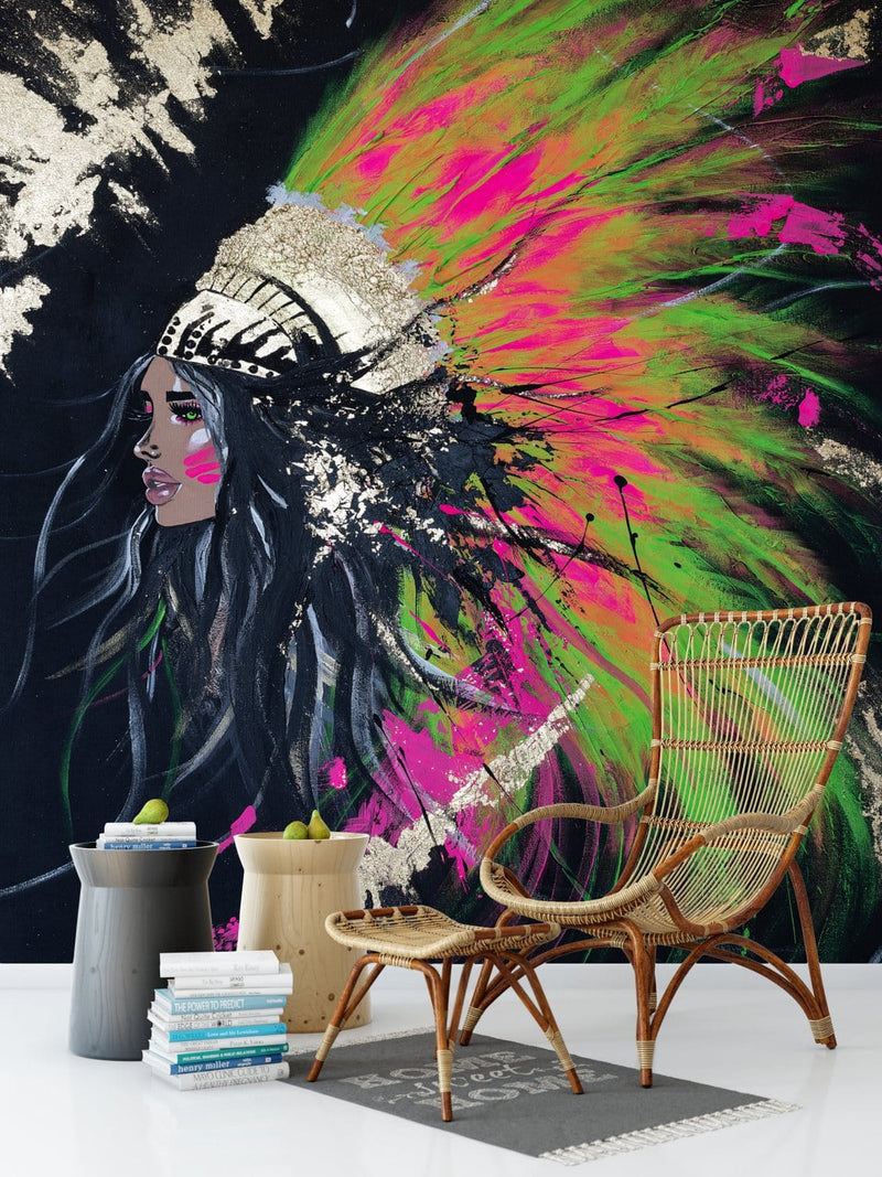 Wall Murals with artistic design - Spiritual Awakening, 184x254 cm D-ART