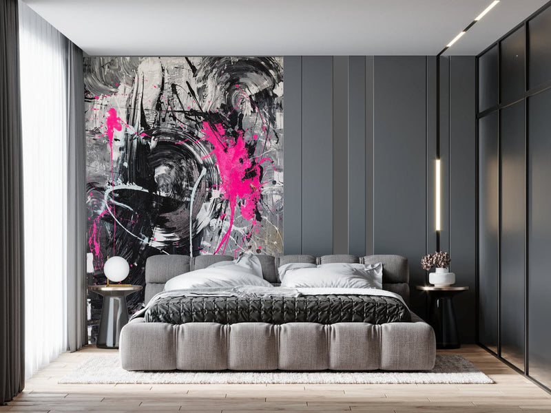Fototapeet kunstilise kujundusega - Pink Chaos, 184x254 cm D-ART