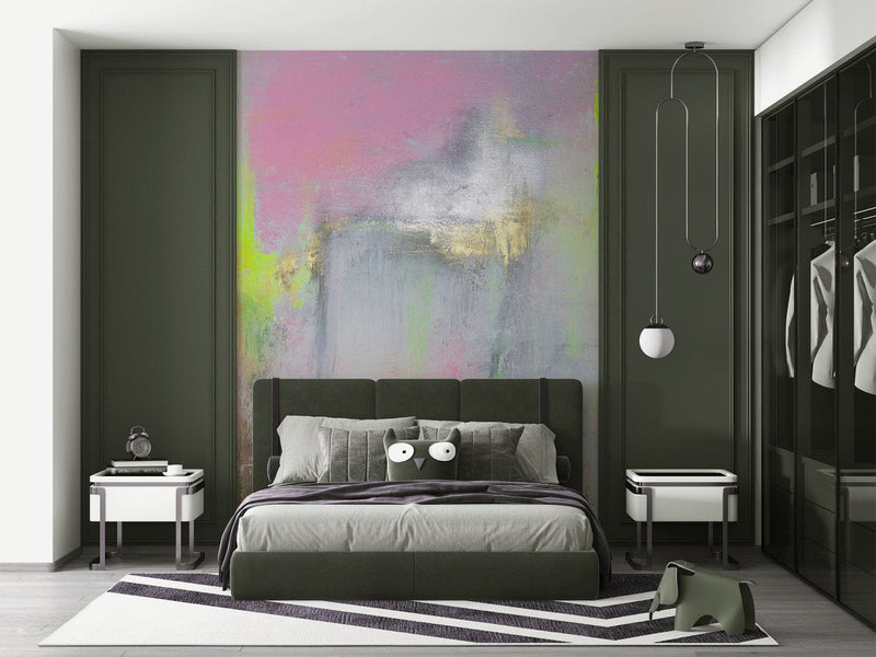 Wall Murals with artistic design - Swirling Abstraction, 184x254 cm D-ART