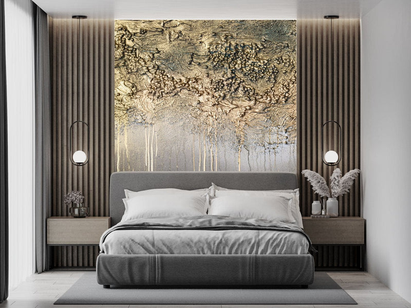 Wall Murals with artistic design - Golden Forest D-ART