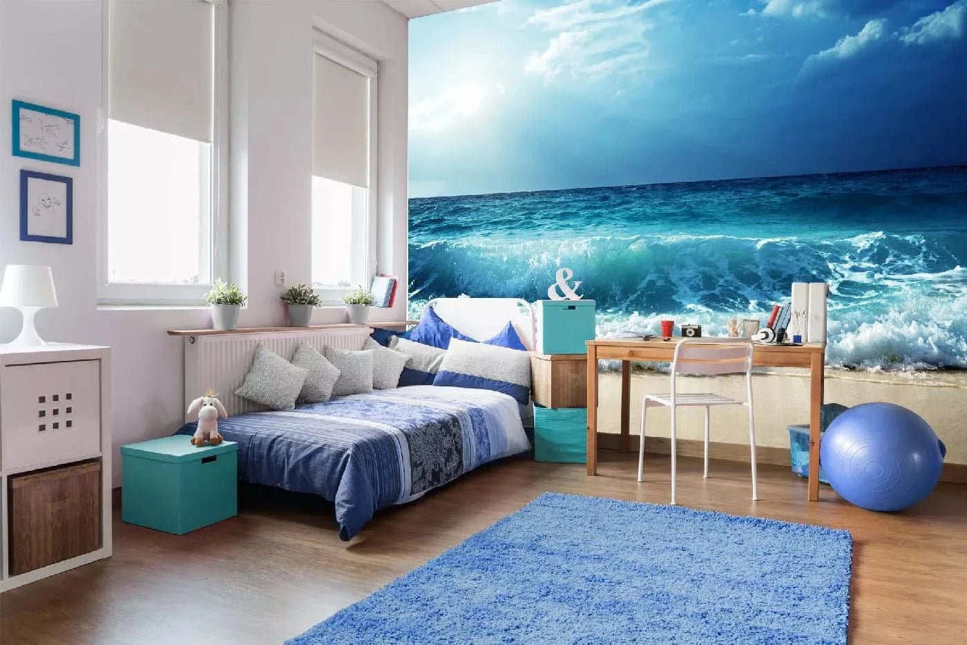 Fototapetes ar okeāna viļņiem - Seišelu salas, dinamiska ainava D-ART