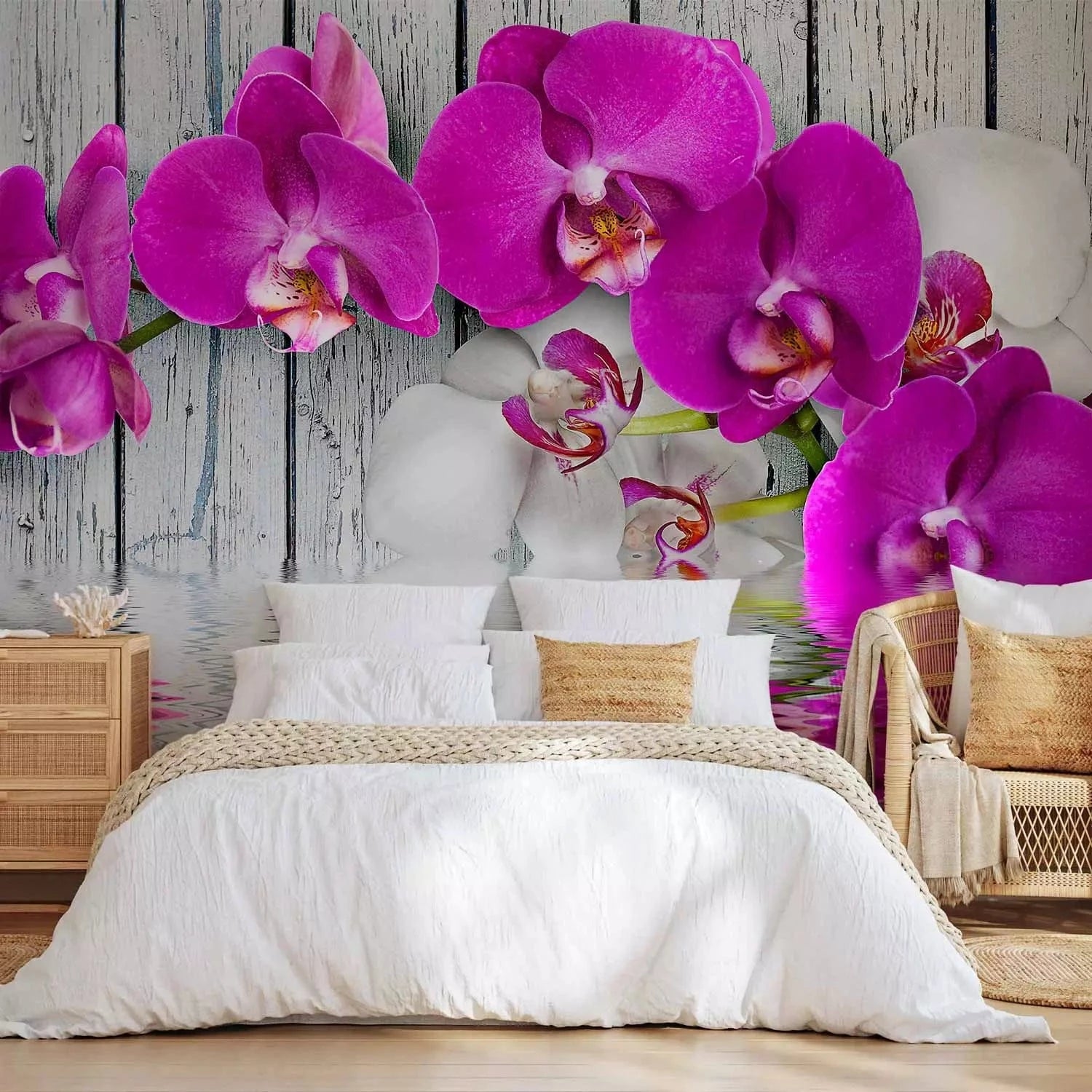 Fototapetes ar orhidejām - Violetas orhidejas, 60186 G-ART
