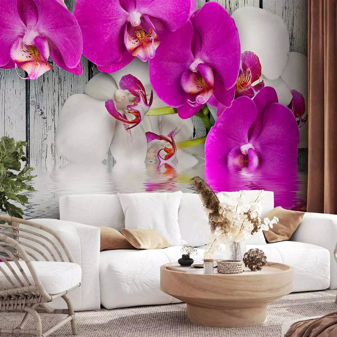 Fototapetes ar orhidejām - Violetas orhidejas, 60186 G-ART