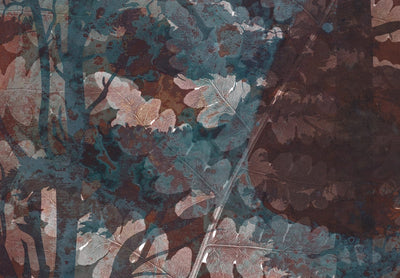 Valokuvatapetti saniaisen lehdet ruskeankeltaiset - Fern Forest, 143045 G-ART