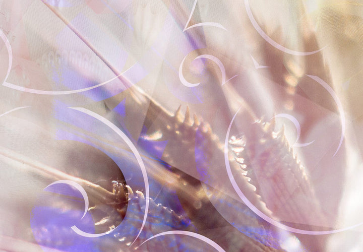 Fototapetes ar pienenēm un abstrakta fonu - Dārzs - 142753 G-ART