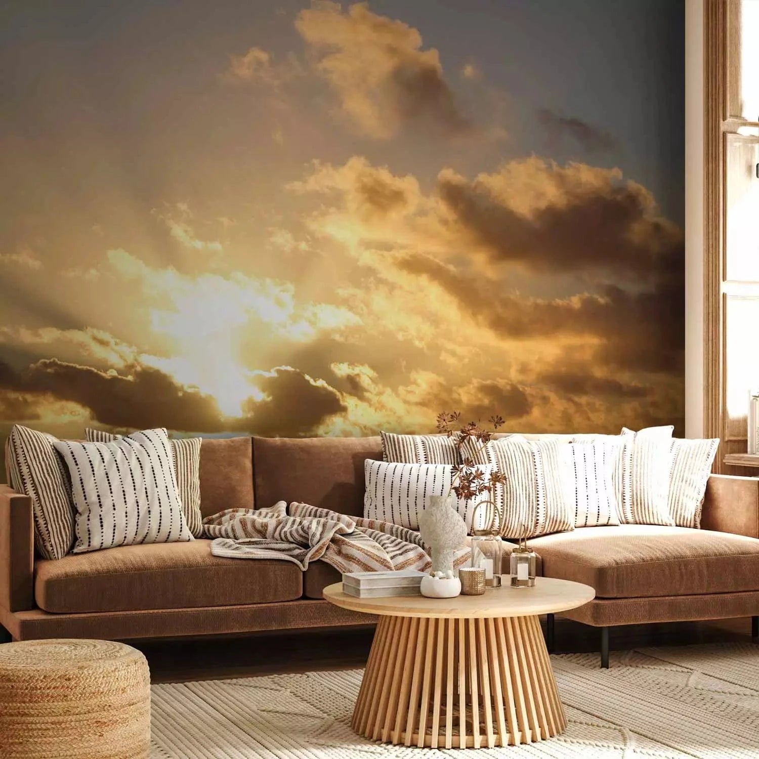 Fototapetes ar saulrietu - Saulriets jūrā - uz pasūtījumu G-ART