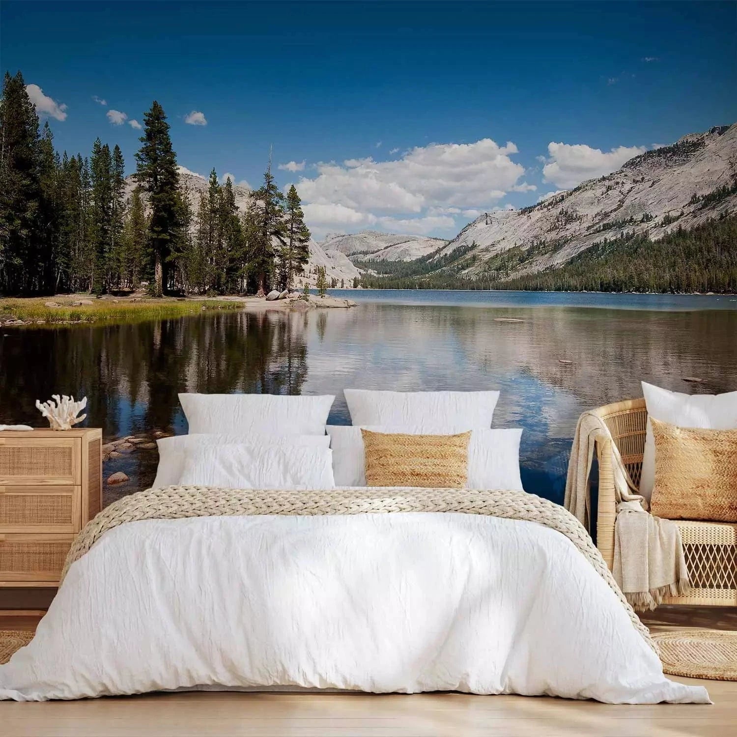 Fototapetes ar skaistu dabu - Tenaya ezers - 129104 G-ART