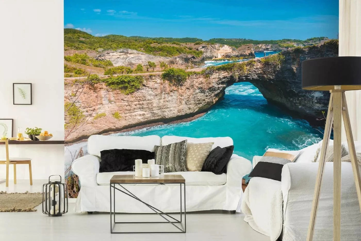 Fototapetes ar tropisko skatu - Bali Indonēzijā - viesistabai D-ART