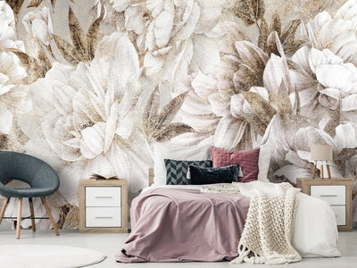 Wall Murals with vintage peonies - Flavour, 143110 G-ART