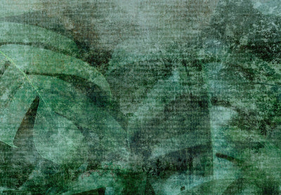 Fototapetes ar zaļam lapām - Zaļā difūzija, 137925 G-ART