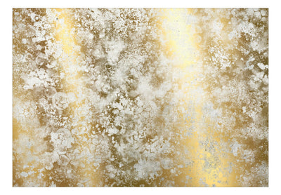 Wall Murals with gold abstract - Golden Bubbles, 142699 G-ART