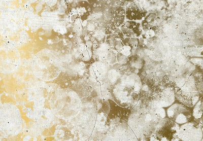 Wall Murals with gold abstract - Golden Bubbles, 142699 G-ART