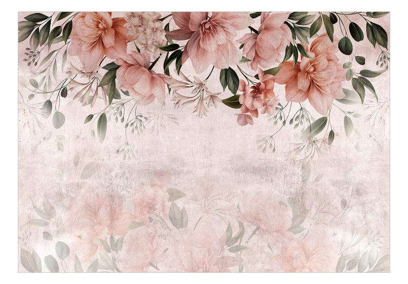 Valokuvatapetti kukkien kanssa - Tuoksuvat unelmat, vaaleanpunainen, 143178 G-ART