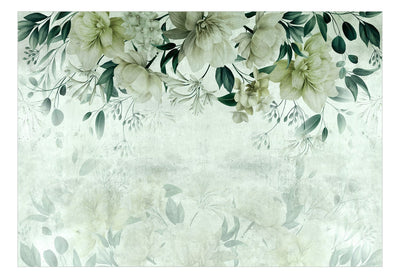 Wall Murals with flowers - Fragrant dreams, green , 143179 G-ART