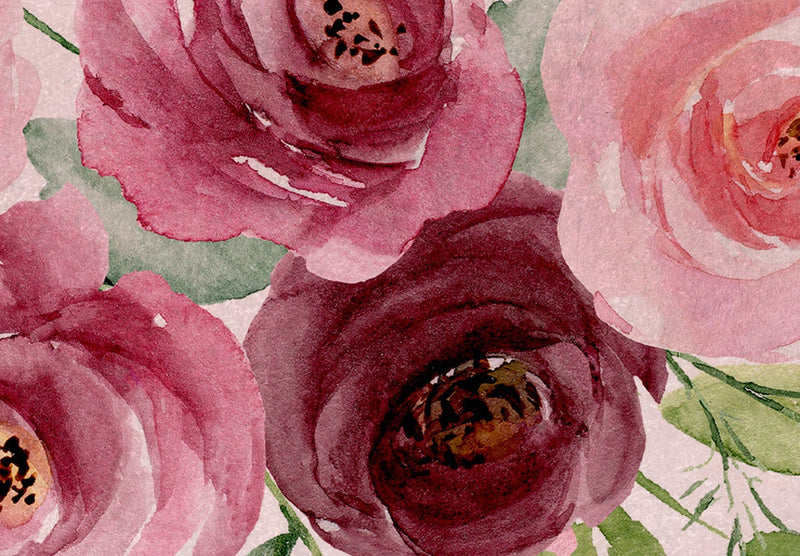 Valokuvatapetti kukkia - Kesäpäivä, vaaleanpunainen, 143100 G-ART