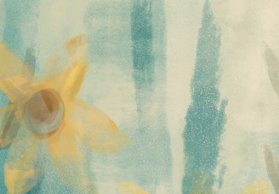 Fototapetes ar ziediem - Vasaras zilos toņos, 142950 G-ART