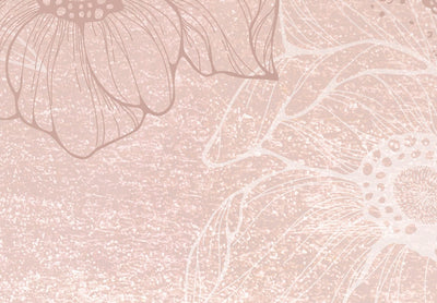 Valokuvatapetti kukkien kanssa - Kukkiva sisustus, vaaleanpunainen, 143068 G-ART