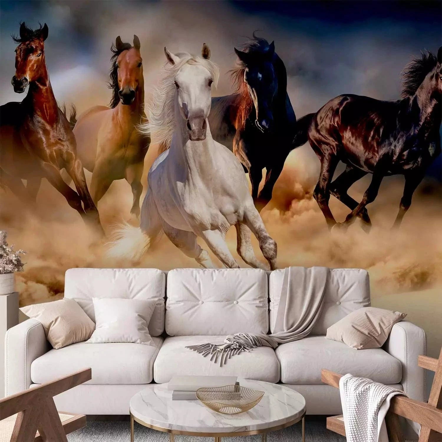 Fototapetes ar zirgiem - Zirga spēks, premium kvalitāte G-ART