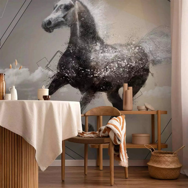 Fototapetes ar zirgu - Sapnis, viesistabai un guļamistabai G-ART