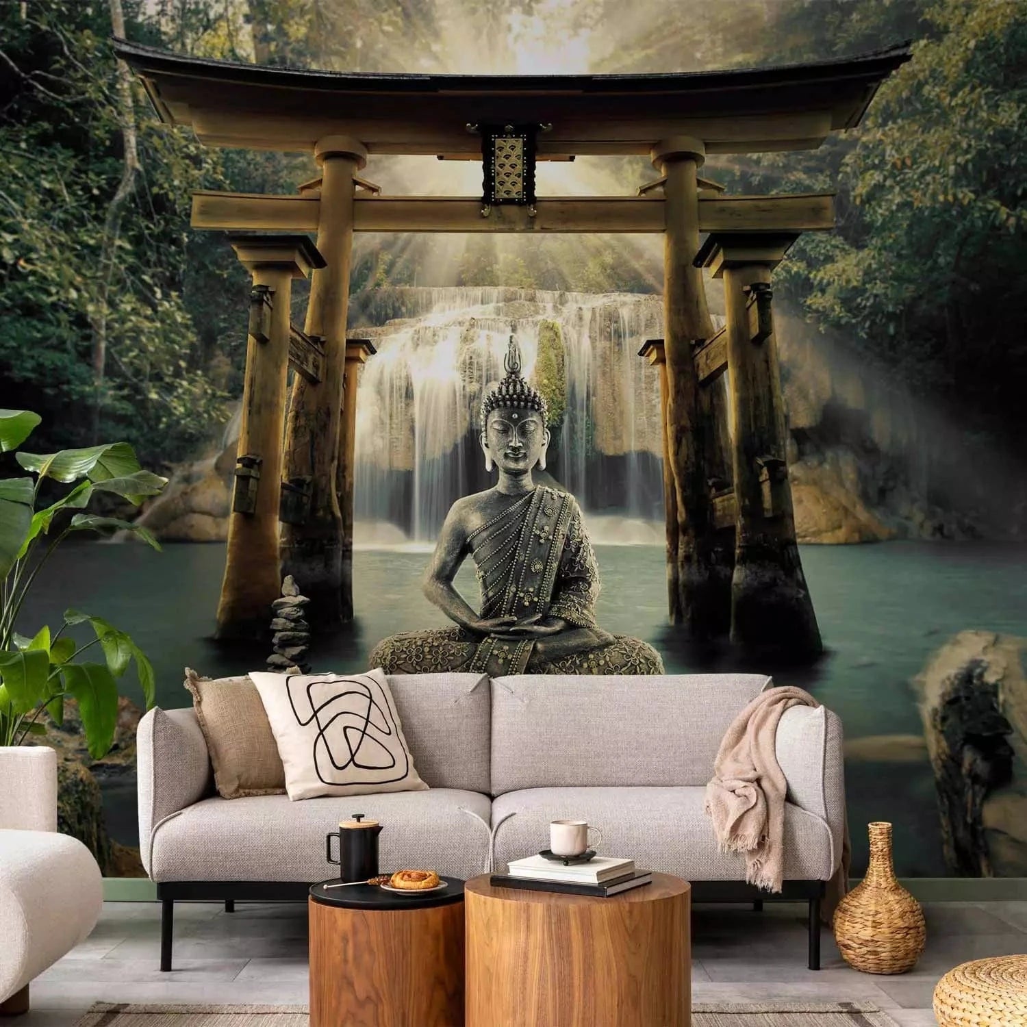 Fototapetes austrumu stilā - Budas smaids, 123315 G-ART