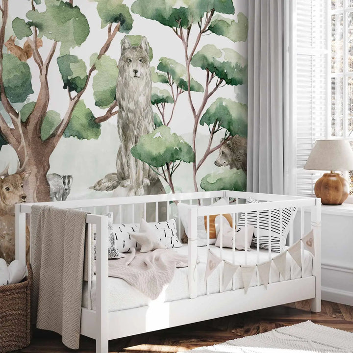 Wall murals for nursery - Fairy tale forest, 145292