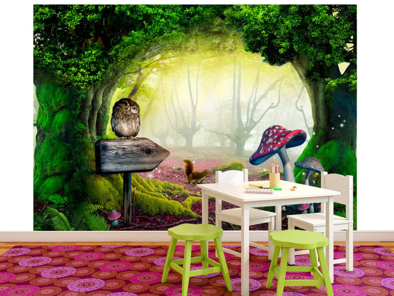 Fototapetes bērnu istabai ar pasakas motīvu - Pasakains mežs, 60556 G-ART