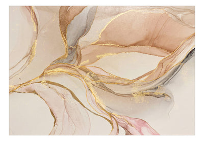 Wall Murals - Beige composition imitating marble - 151905 G -art