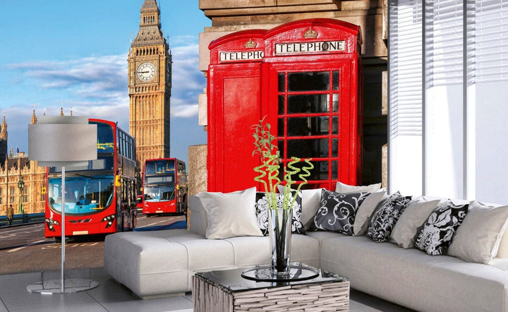 Fototapetes ar Bigbenu Londonā D-ART