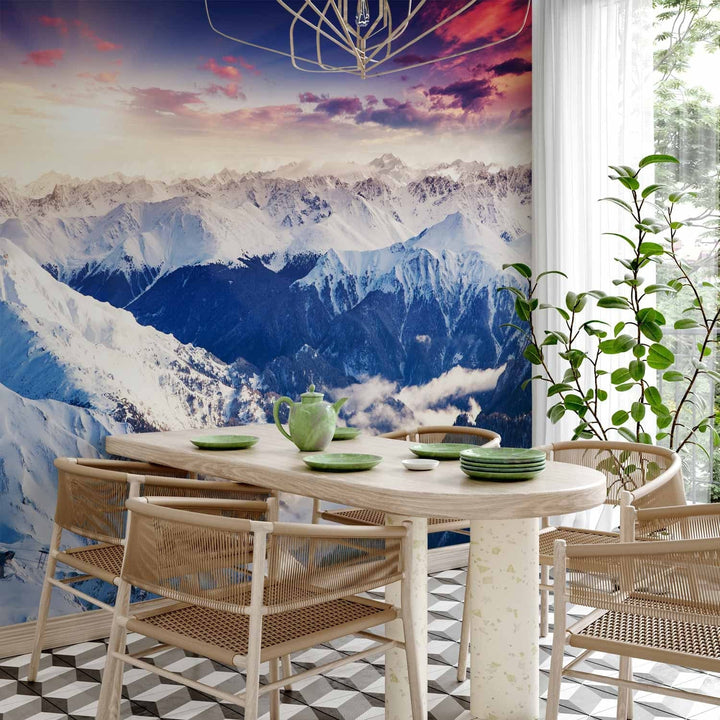 Skaistas fototapetes ar kalniem  - Brīnišķīgi Alpi, izvēlies izmeru G-ART