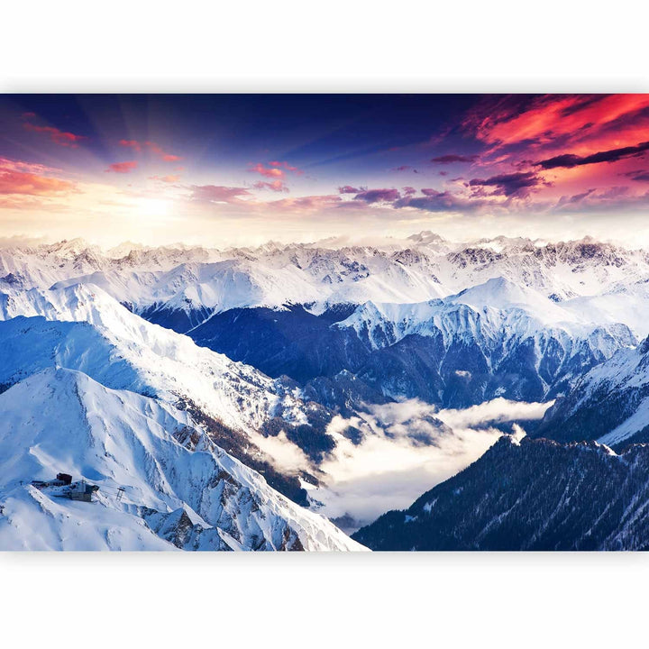 Skaistas fototapetes ar kalniem  - Brīnišķīgi Alpi, izvēlies izmeru G-ART