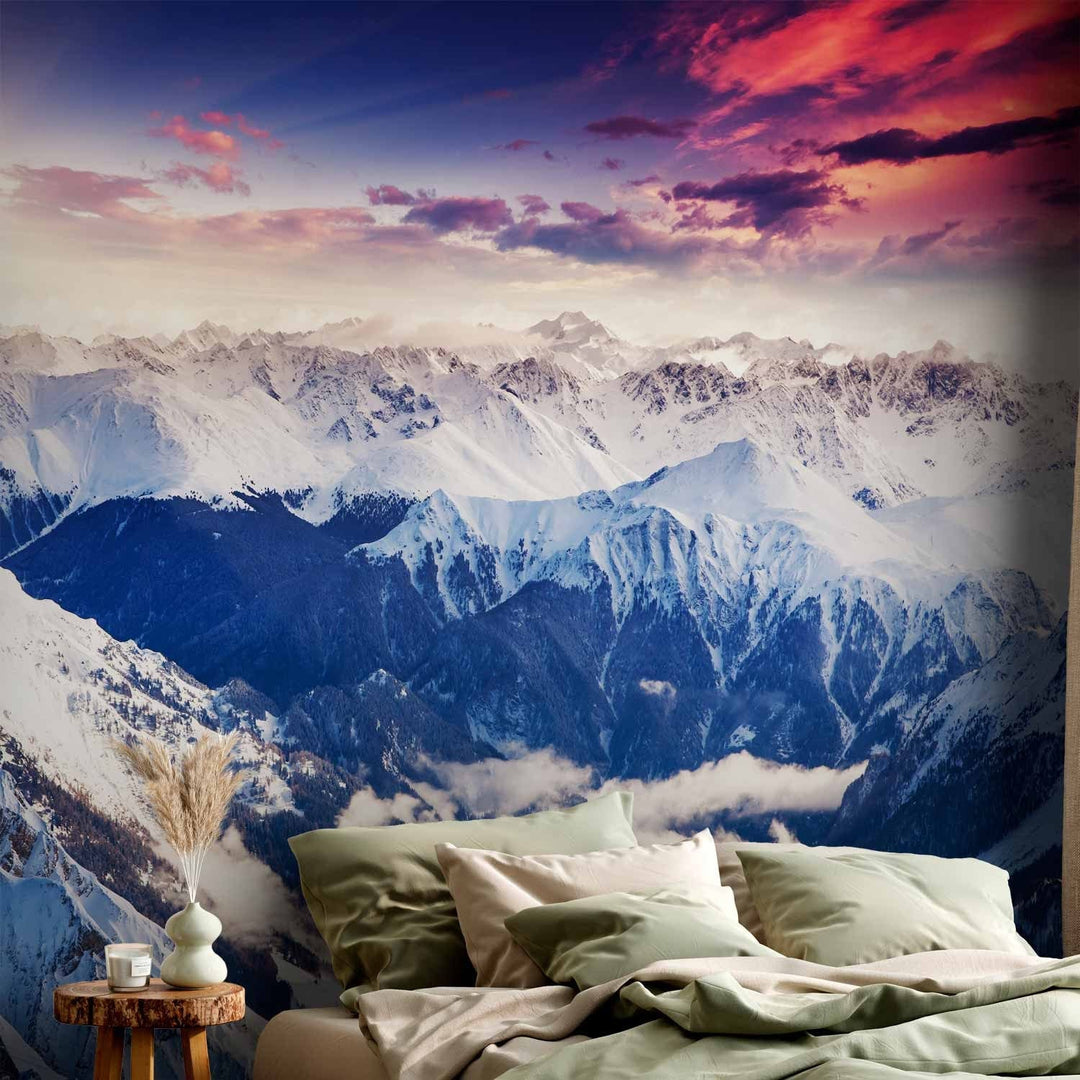 Skaistas fototapetes ar kalniem  - Brīnišķīgi Alpi, izvēlies izmeru G-ART