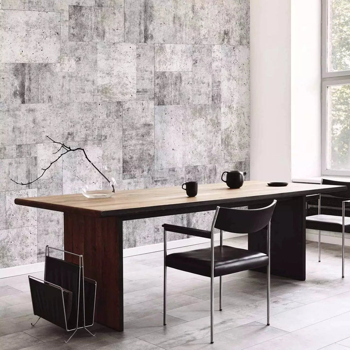Fototapetes ar betona imitāciju pelēkos toņos G-ART