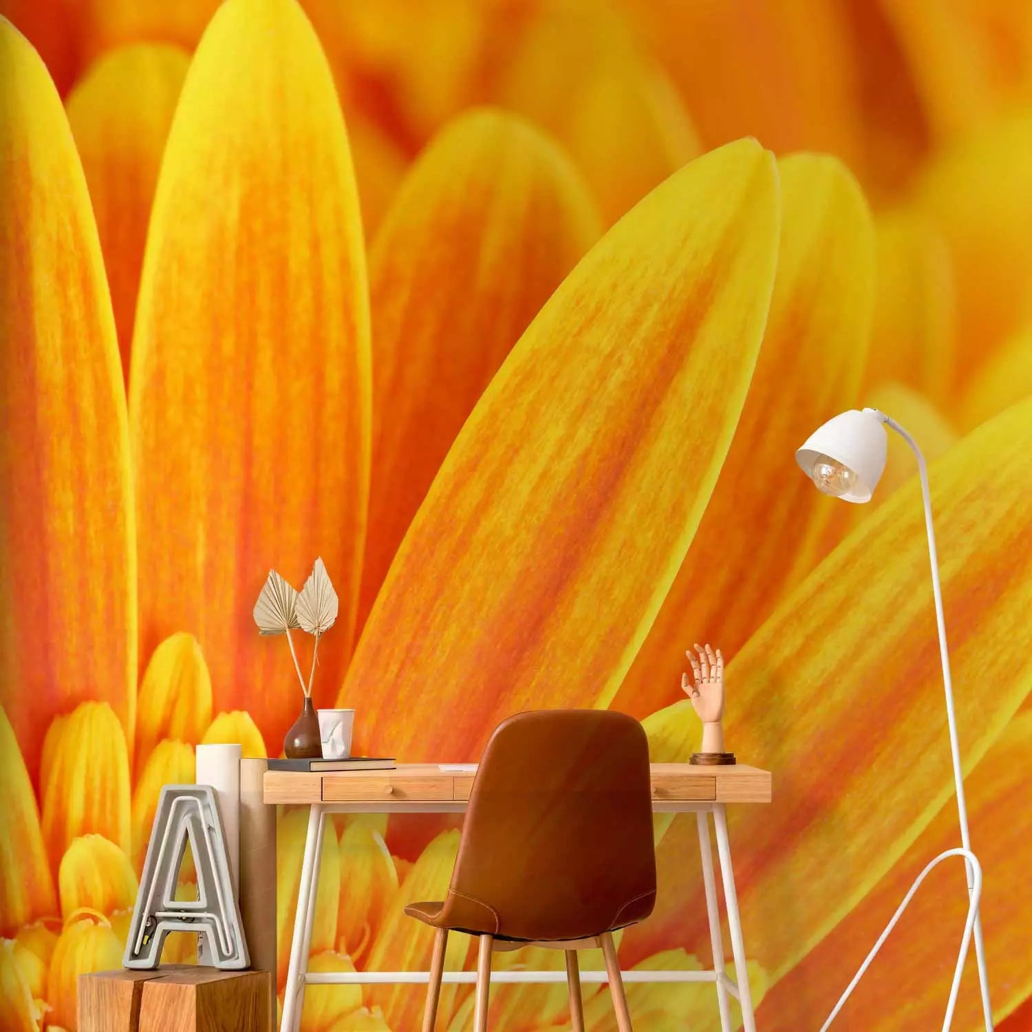 Fototapetes - Dzeltena gerbera, 60681 G-ART