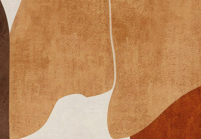Valokuvatapetti - Geometriset norsut - sommitelma terrakotta, 159461 G-ART