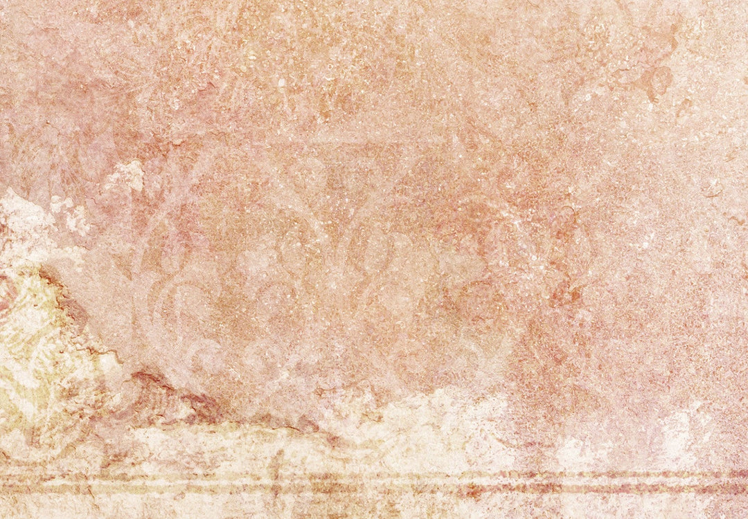 Vintāžas fototapetes rozā krāsā - Gleznoti ziedi, 138454 G-ART