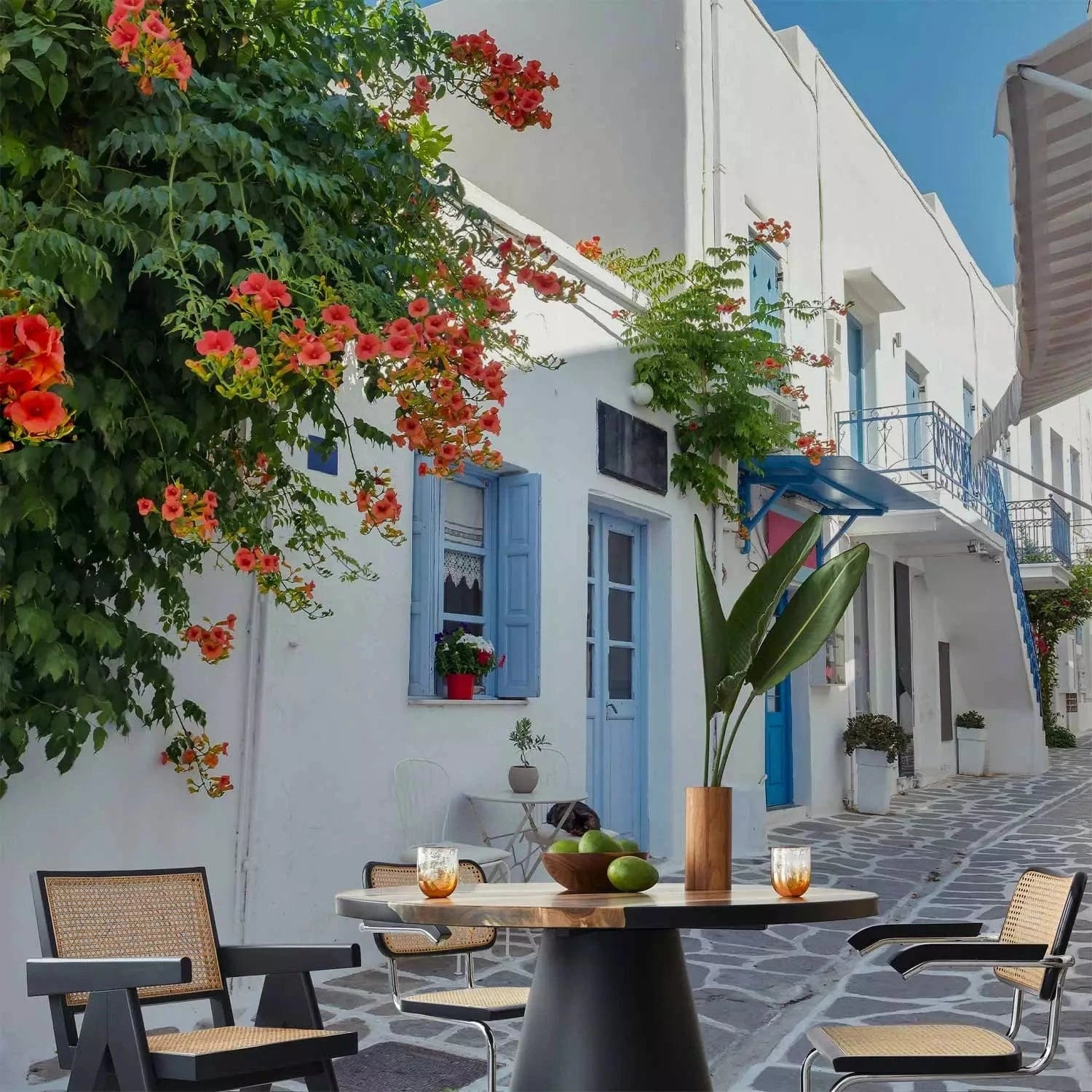 Fototapetes - Grieķijas pilsēta - Vidusjūras klimata idille Tapetenshop.lv