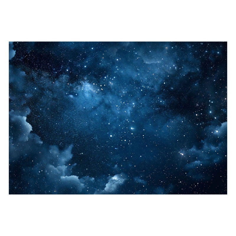 Fototapetai luboms - Žvaigždėtas dangus - Paukščių takas tamsiai mėlynos spalvos, 159912 G-ART