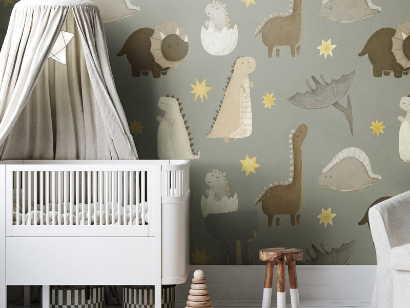 Wall Murals - Jurassic Dinosaurs Among the Stars, 149232 G-ART