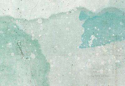 Wall Murals - Composition with watercolor, peppermint spots - 137223 G -art