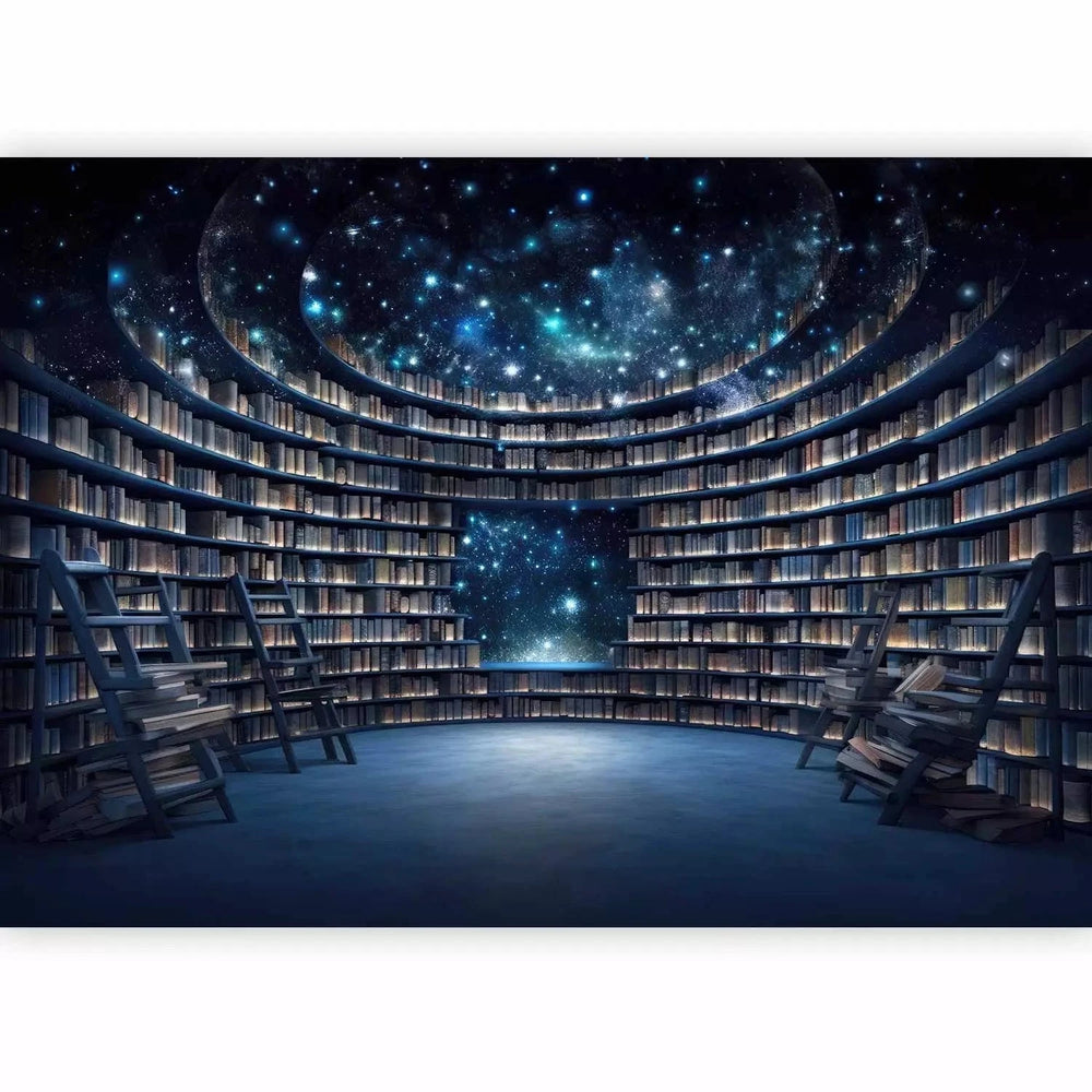 Fototapetes - Kosmiska bibliotēka ar zvaigžņotām debesīm, 150670 Tapetenshop.lv
