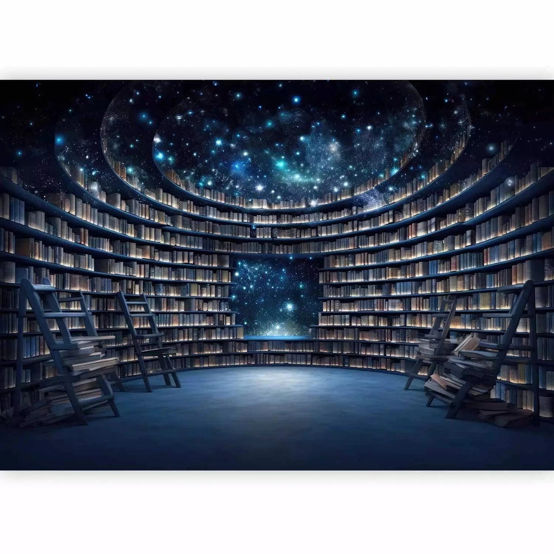 Fototapetes - Kosmiska bibliotēka ar zvaigžņotām debesīm, 150670 Tapetenshop.lv