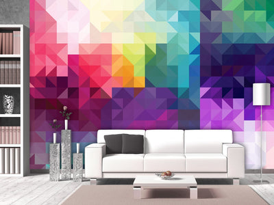 Wall Murals - Colourful Geometry, 142630 G-ART
